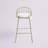 Ljuda Upholstered Counter Stool with Metal Frame
