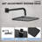 Pressure-Balanced Rainfall Shower System, High-Pressure Rain Shower Head with 3-Settings Handheld Spray