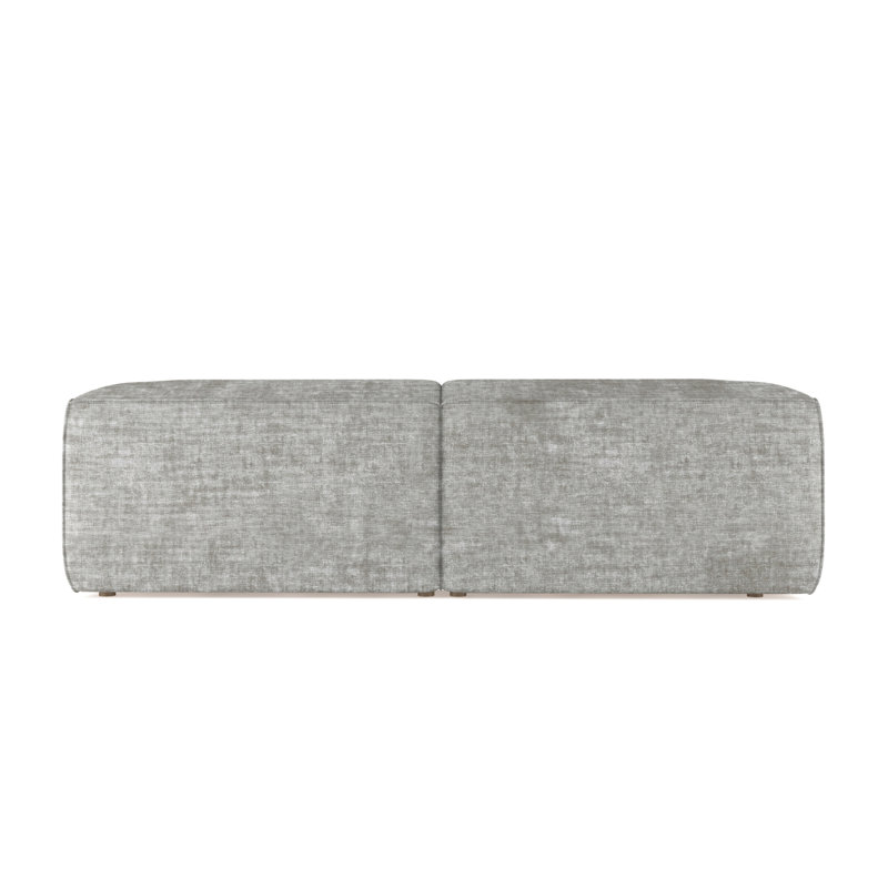 Varick Sofa, Crushed Velvet Silver Streak, Ebony