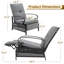 Fauteuil de patio inclinable avec coussins lausannois-652763339