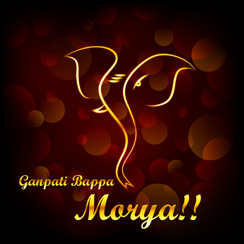 Lord Ganesha - Wrapped Canvas Print, 91cm H x 91cm W x 3.8cm D