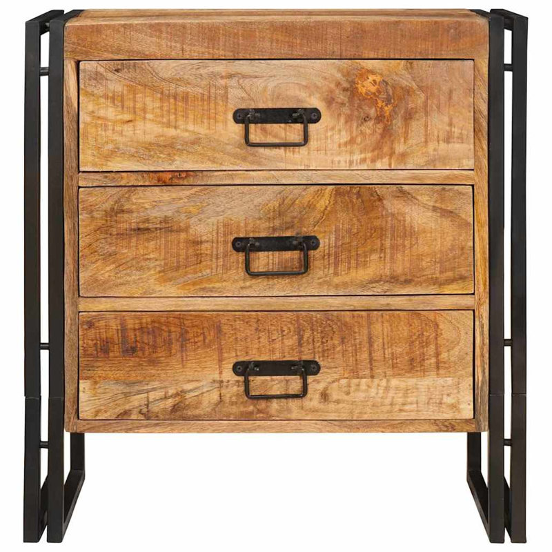 Solid Wood Accent Cabinet, Oak
