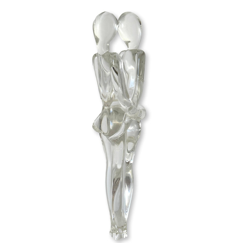 Rare Midcentury Italian Murano Glass Lovers Sculpture