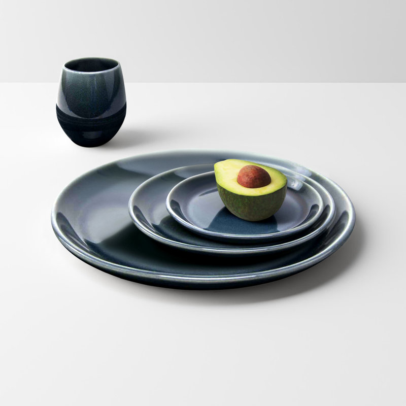 Borgen Piece Stoneware Dinnerware Set, Adriatic