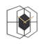Acctim Addison Large Wall Clock Quartz Hexagonal Geometric Painted Metal 55cm-52831447