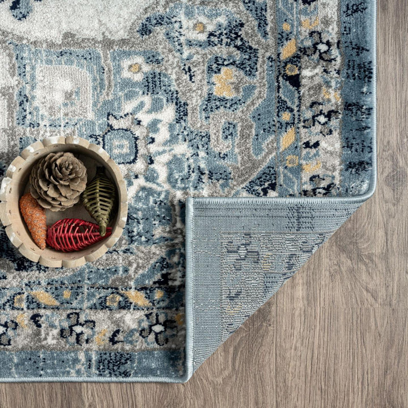 Floral Indoor Rug, Rectangle 5' x 7'