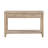 Classic Sofa Table with Two Drawer and Open Shelf