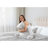 Printed Satin Gray 100% Satin Leopard Wrinkle Resistant 3-Piece Twin Sheet Set-111014618-111014616