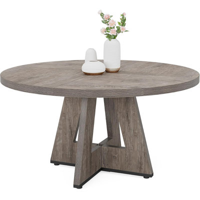 47" Round Farmhouse Dining Table