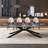 Vetler 9 - Piece 110.23'' Extendable Rectangular Sintered Stone Dining Table with 8 Leather Chairs Dining Set-877645550