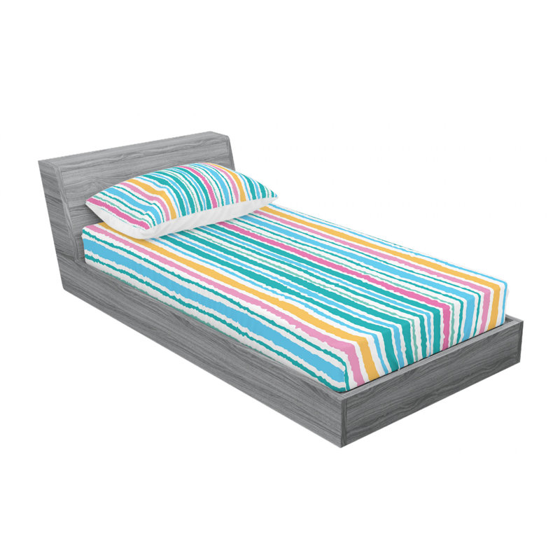 Microfiber Sheet Set, Twin Sheet Set with Fitted Sheet