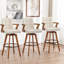 Tabouret de bar et de comptoir pivotant 3 pièces Eastwood-941788771-941788770