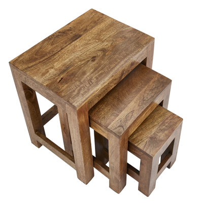 Cheryll Solid Wood Nesting Tables