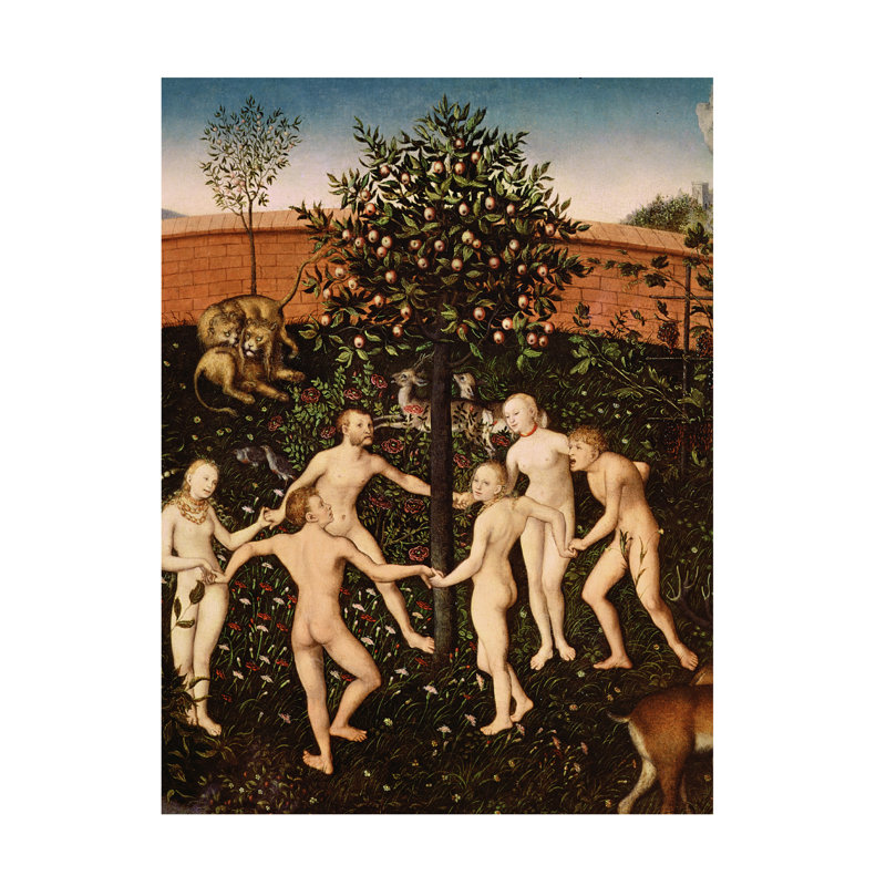 «Lucas The Elder Cranach The Golden Age, 1530», art sur toile, 19" H x 14" W