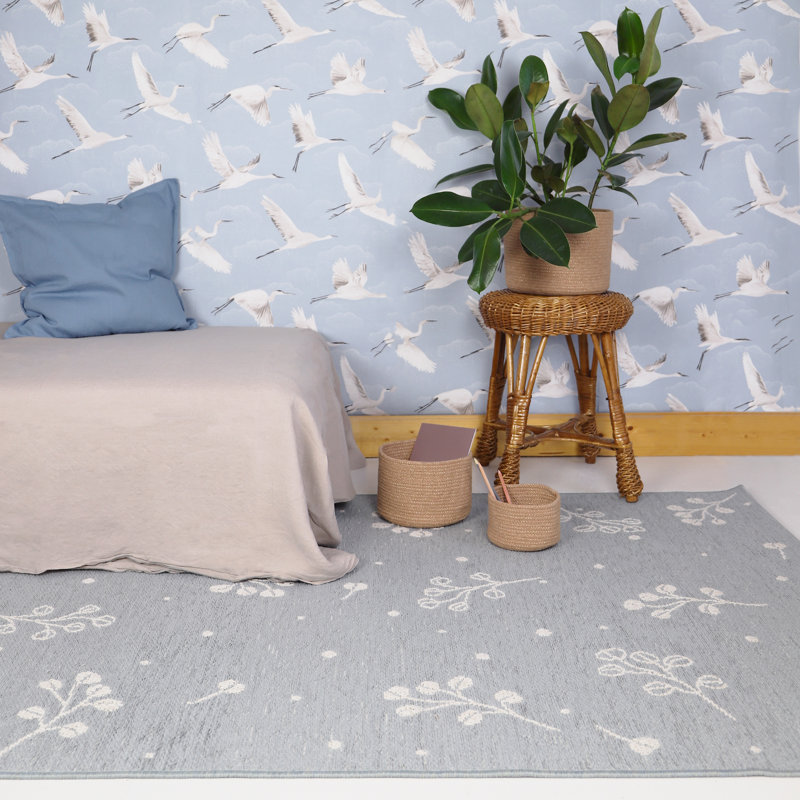 Coe Flatweave Grey Rug