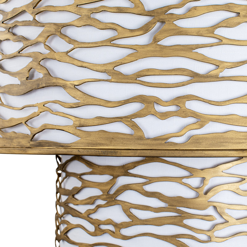 Kato 16-Light 3-Tier Pendant - Havana Gold, Gold