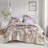 Soft Bedding Sets, Polyester Queen Floral Taupe, Modern Home Comfort
