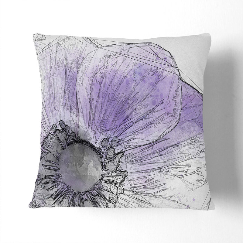 Square Throw Cushion, Black, 55cm H x 55cm W x 20cm D