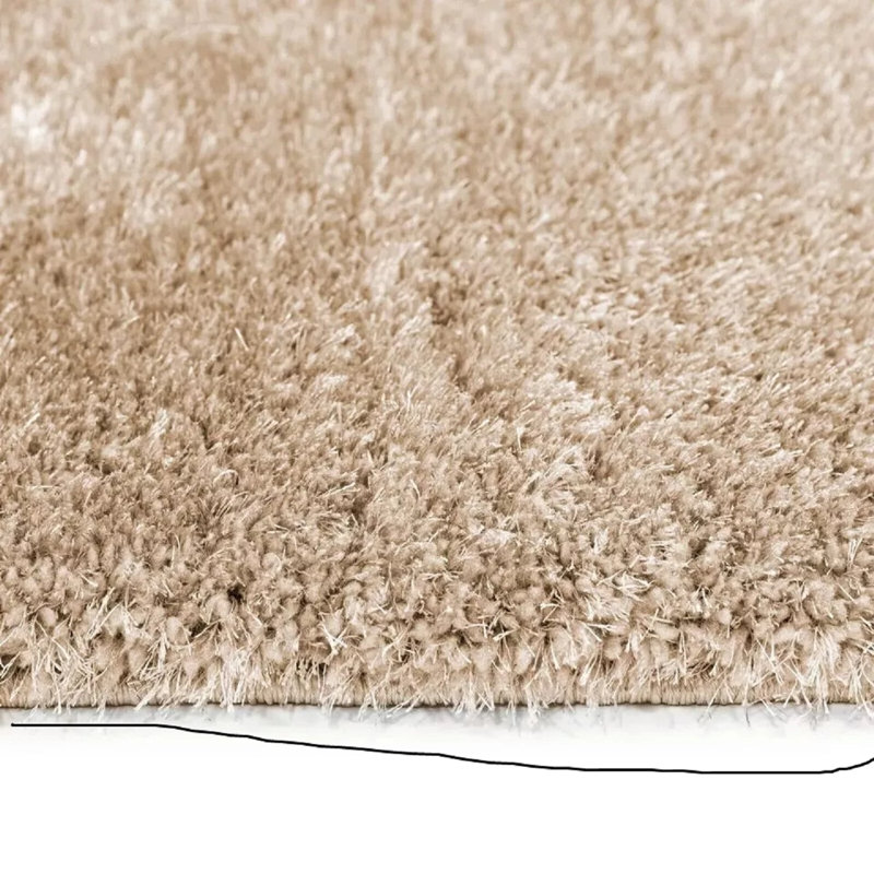 Solid Colour Shag Area Rug, Rectangle 60 x 110cm