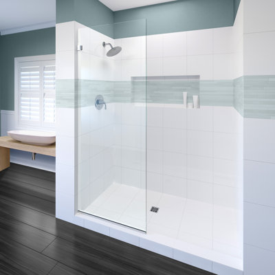 Celesta 30'' - W x 76'' H Door Frameless Shower Door with