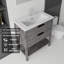 24" Freestanding Bathroom Vanity with Sink, Soft-Close Drawer,for Small Bathrooms-133397042-133397044