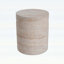 Outdoor and Indoor Lightweight Concrete End Table With Side Handles