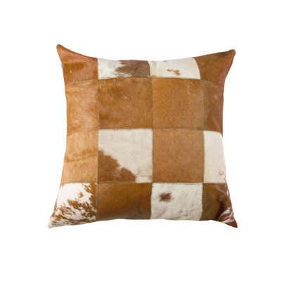 Keyliana Cowhide Throw Pillow