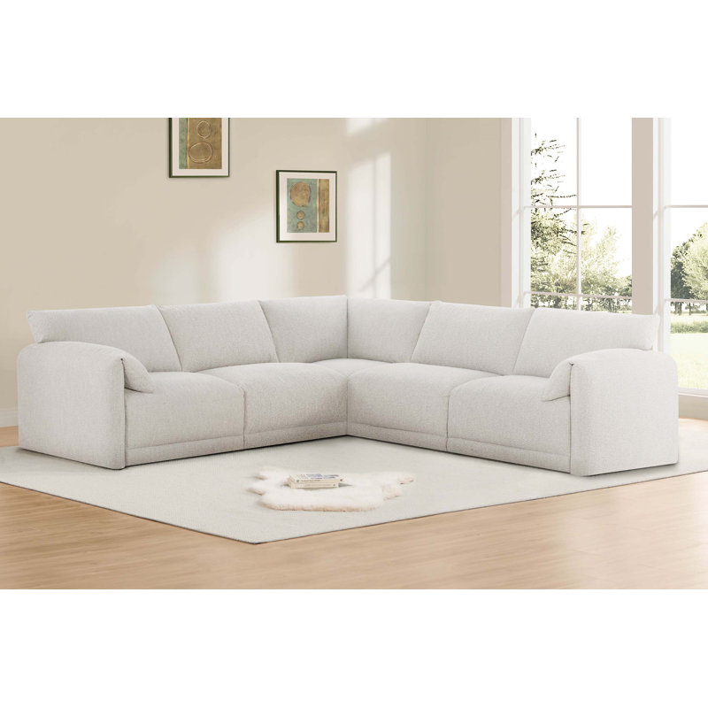 Canapé modulaire 115 pièces 5 pièces Boucle, Boucle de perle 