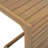 C-Shape End Table  Brown
