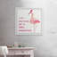 Dreaming Pink Christmas - Single Picture Frame Print-480692008