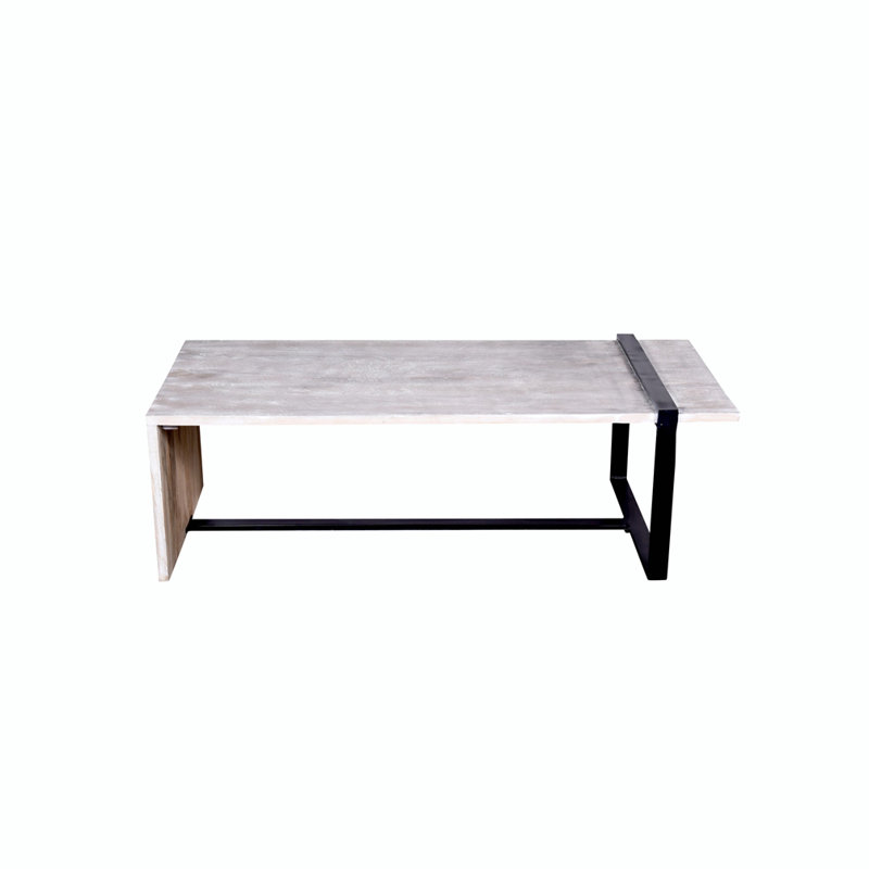 Table basse à tréteaux