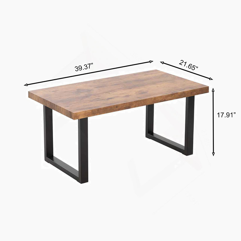 Petite table basse avec pieds en métal