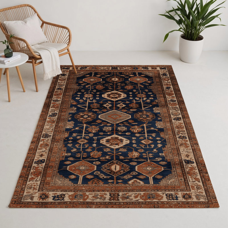 Tapis turc intérieur et extérieur brun, Rectangle 9 pi x 12 pi