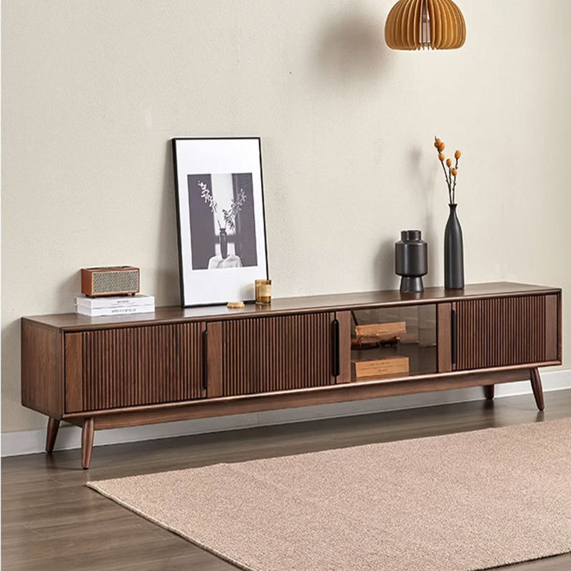 Armoire de rangement moderne et minimaliste pour meuble télé, H 17,72 po x L 94,49 po x l 14,96 po