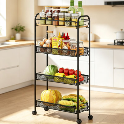 48 cm W Kitchen Cart with