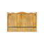 Armoire coulissante 35,4 "à 2 portes avec trois niveaux d'espace de rangement, convenant aux salles de bain, cuisines, salles à manger, naturel