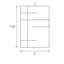 Luminaire suspendu rectangulaire simple à 1 lumière DEL avec détails en bois Claudo-7016255-34338649