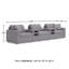 Canapé modulaire 5 pièces avec consoles audio Braintree-111569920