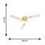 Abrianne Glass Semi Flush Mount-644281821-644281817