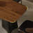 Modern Simple Rock Slab Metal Dining Table-107519845