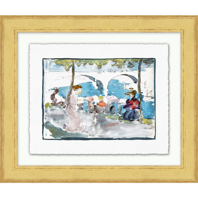 Scenes Along The Seine 2 Print