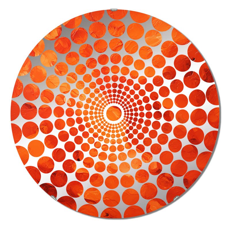 Whyatt - Miroir décoratif à cercles concentriques, 31,4 po x 31,4 po