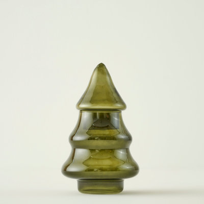 Ornement pin en verre