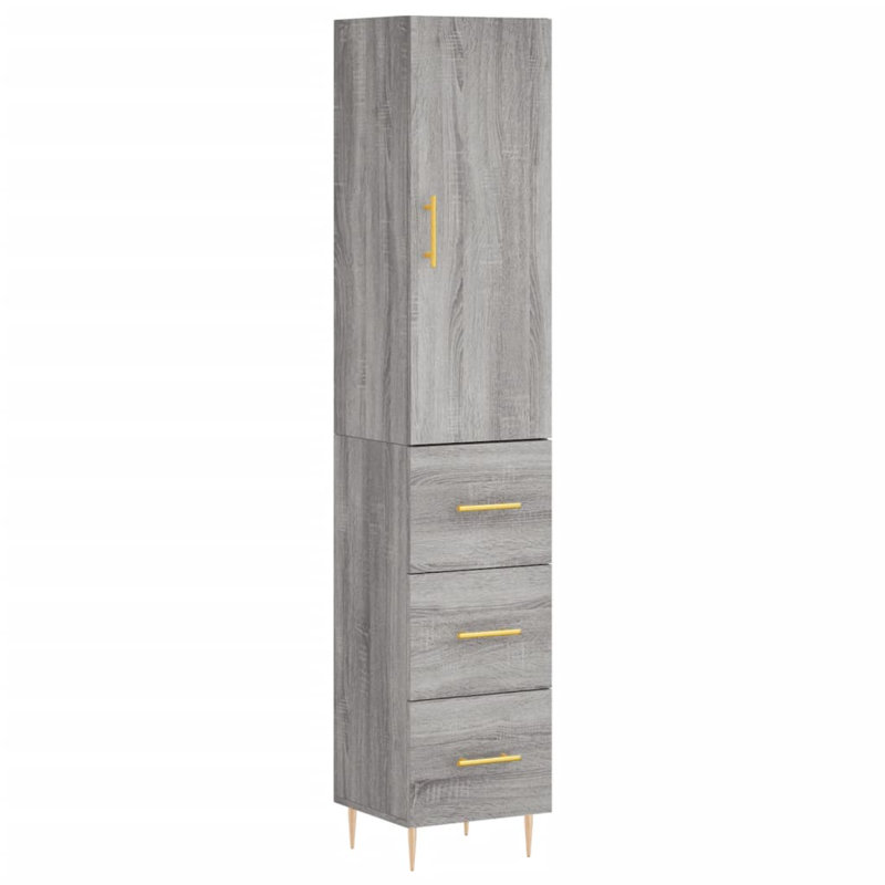 Merts 34.5cm Sideboard, Grey Sonoma