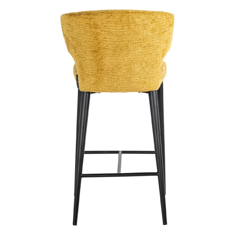 Taylor Upholstered Counter Stool with Metal Frame, Counter Stool (26” Seat Height)
