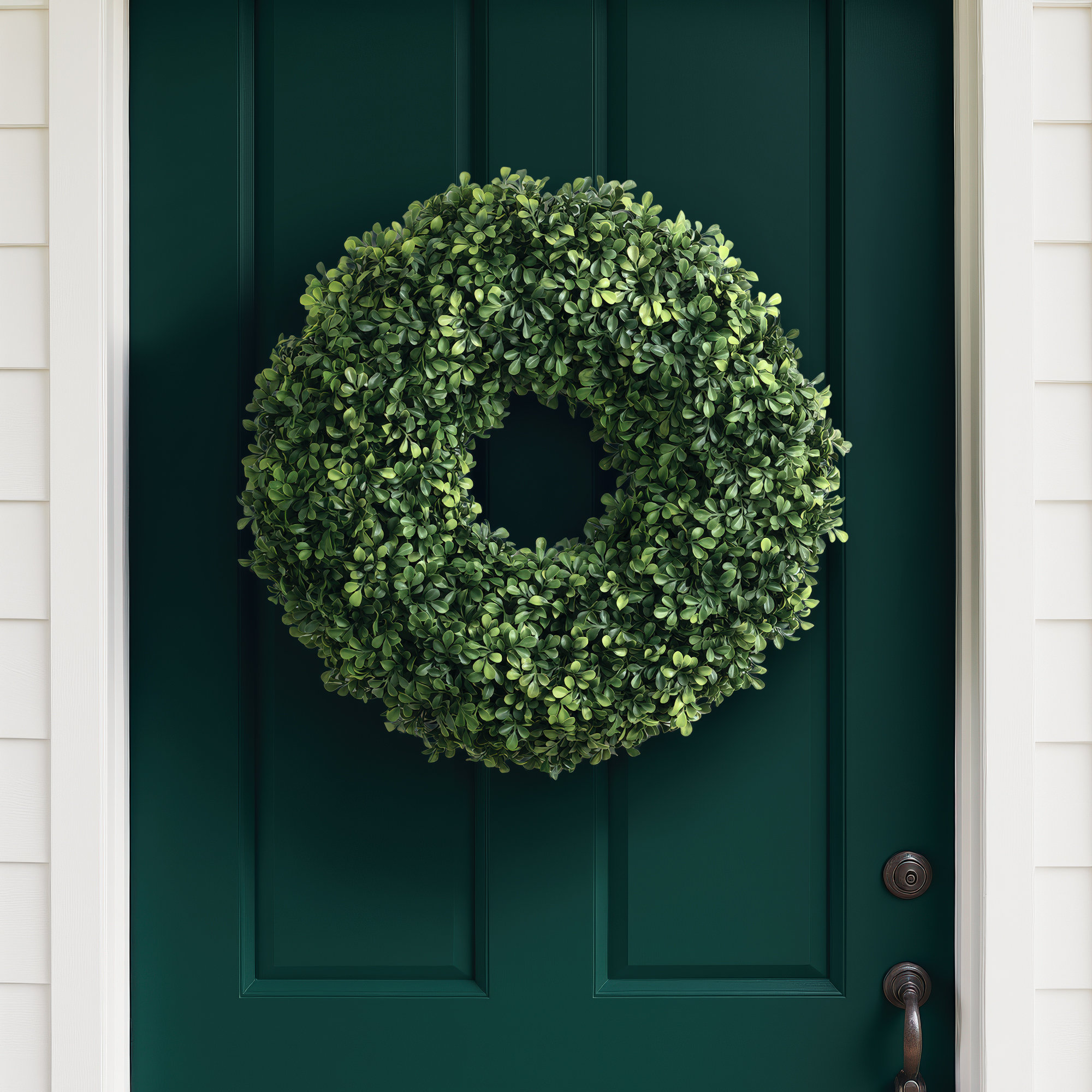 23" Artificial Boxwood Wreath