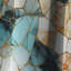 Multicolore motif mosaïque de marbre harmonieux - rideau occultant marbre marbre abstrait - 1 panneaux-107538646