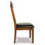 Chaise de salle à manger à dossier à lattes Teivi-1607866980