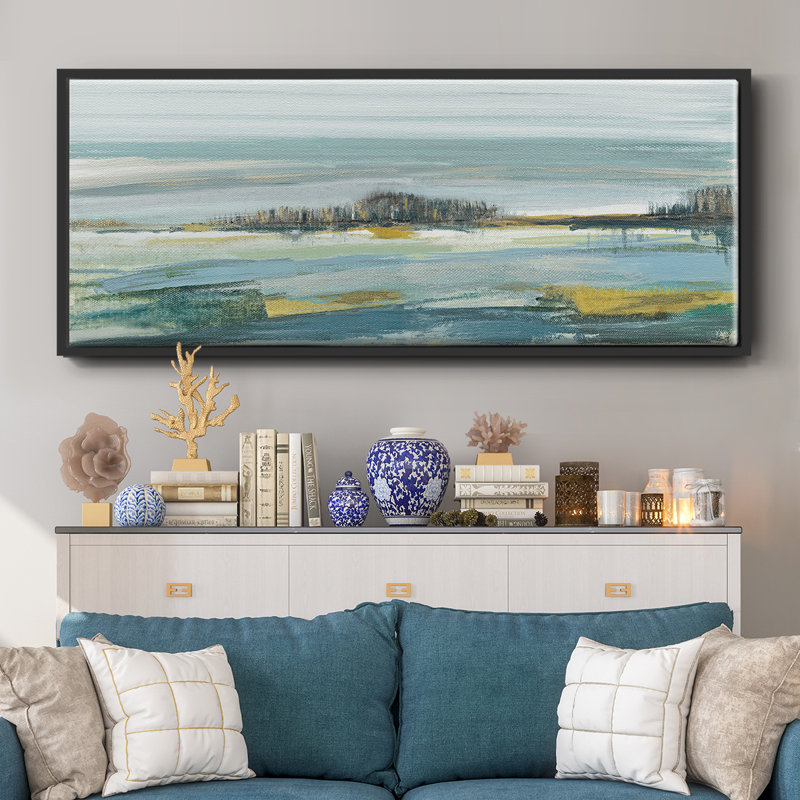 Toile encadrée Lewbeach Vista, H 8 po x l 20 po