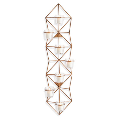 Shanita Tall Glass Wall Sconce 32 in.